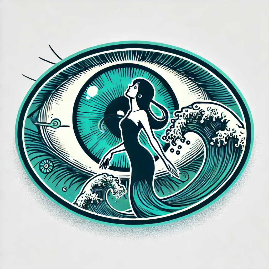DALL·E 2025-03-12 13.49.22 - An anime-style teal oval-shaped logo featuring a curvy silhouette of a woman in an elegant pose. The entire image is surrounded by the outline of a gi DALL·E 2025 03 12 13.49.22 An Anime Style Teal Oval Shaped Logo Featuring A Curvy Silhouette Of A Woman In An Elegant Pose. The Entire Image Is Surrounded By The Outline Of A Gi